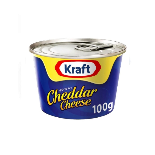 صورة جبنة شيدر معلبة قليلة الدسم من كرافت 100 جرام