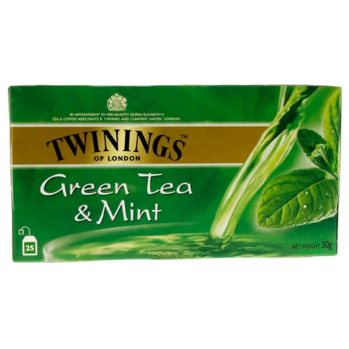 صورة تويننجز شاي أخضر بالنعناع 25 كيس