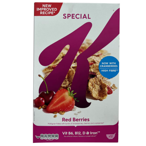 صورة كلوقز حبوب بالفواكة الحمراء الخاصة K 375 جم