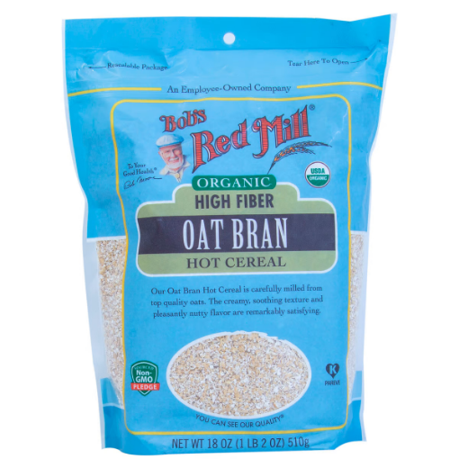 صورة Bob's Red Mill Organic Oat Bran Hot Cereal 510g