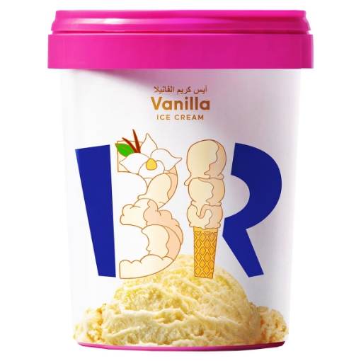 صورة باسكن روبنز آيس كريم فانيليا 1 لتر