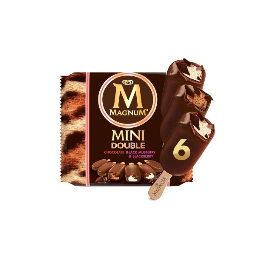 صورة Magnum Mini Ice Cream Stick Double Mulberry 6 x 60ml
