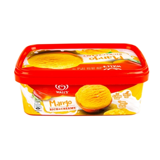 صورة وولز آيس كريم مانجو غني وكريمي 1 لتر