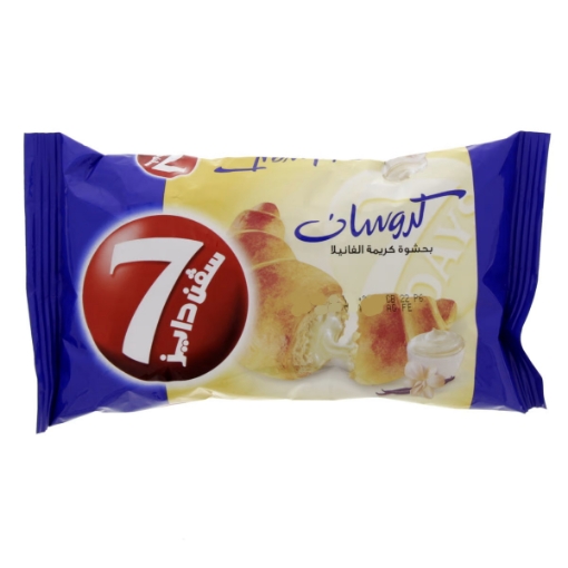 صورة سفن دايز كروسان بكريمة الفانيليا 55 جم