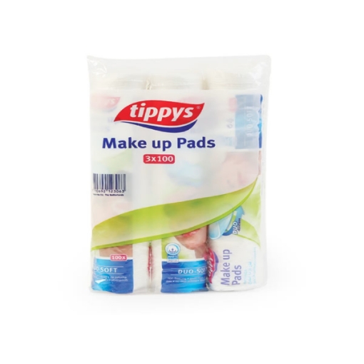 صورة تيبيز قطن لمسح مساحيق التجميل 3 × 100 حبة