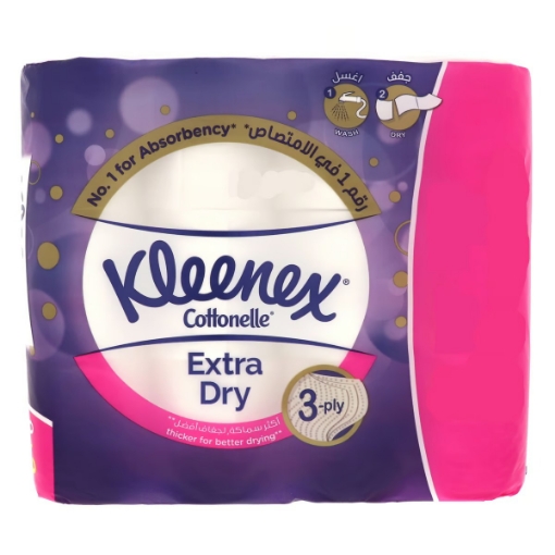 صورة كلينكس مناديل حمام جافة 12 قطعة