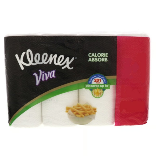 صورة كلينكس مناديل فيفا المنزلية 55 ورقة × 4 قطع