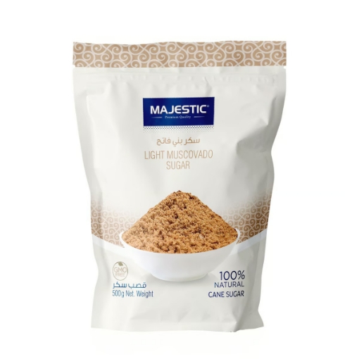 صورة ماجيستيك سكر قصب موسكوفادو لايت 500 جم