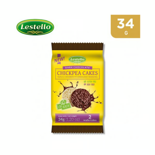 صورة Lestello Dark Chocolate Chickpea Cakes 34g
