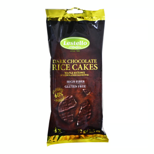 صورة Lestello Dark Chocolate Rice Cakes 72g
