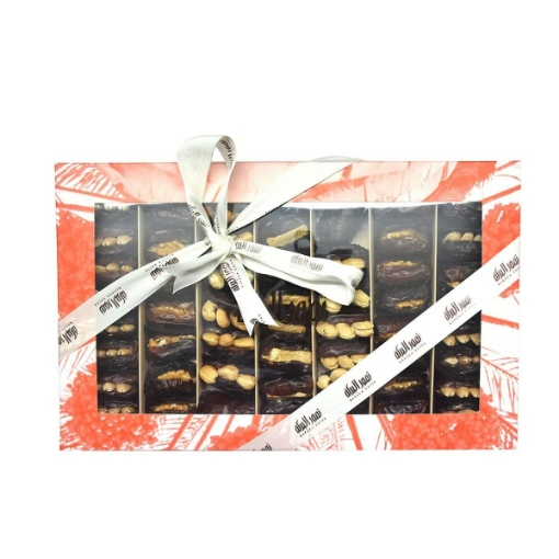 صورة علبة  هدية  تمر  بركة  بالمكسرات  ... 800 جرام