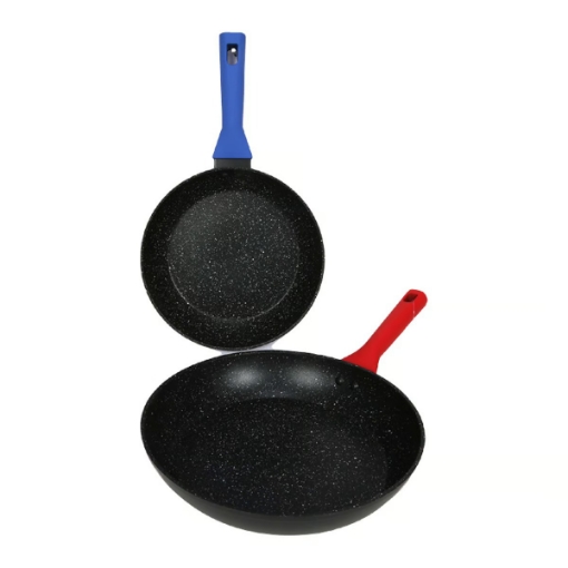 صورة Chefline Black Frypan 22cm + 26cm MAK 2pcs