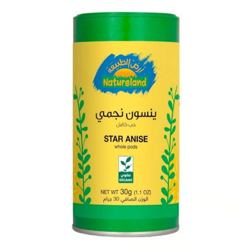 صورة ‎⁨أرض الطبيعة يانسون نجمي عضوي ....  حبات كاملة 30 جم ⁩_56