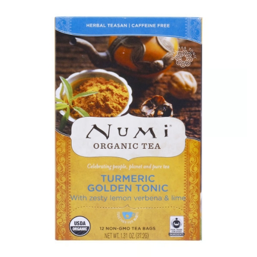 صورة Numi Organic Turmeric Golden Tonic Tea 12pcs