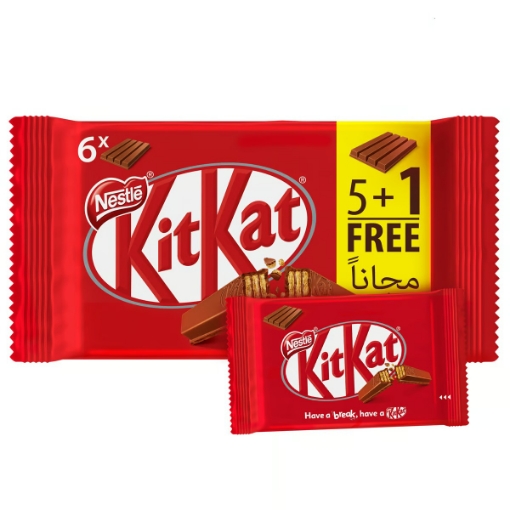 صورة نستلة كيت كات 4 أصابع 36.5 جم 5 + 1
