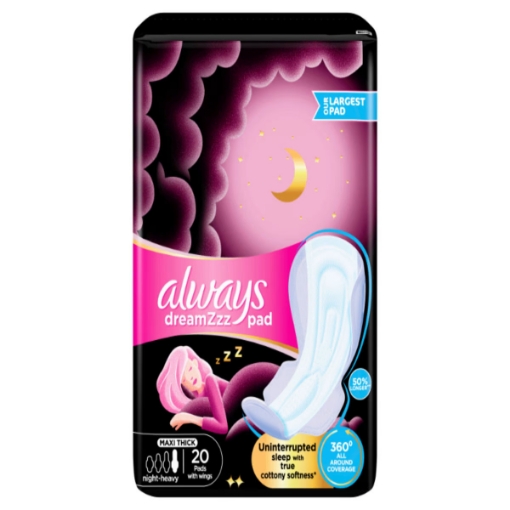 صورة الويز دريمز فوط صحية عالية الامتصاص بالاجنحة 20 حبه