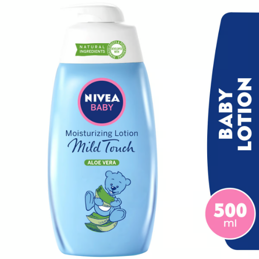 صورة نيفيا لوشن مرطب للأطفال لمسة خفيفة بالصبار 500 مل