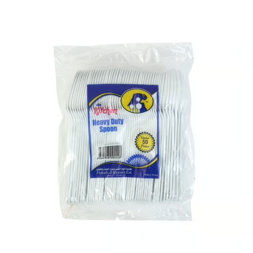 صورة إيزي كيتشن ملاعق بلاستيك سميكة 50 حبة
