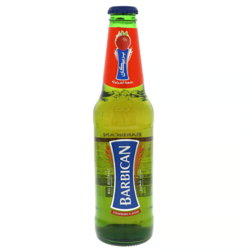 صورة بربيكان شراب شعير خالي من الكحول بنكهة الفراولة ، 325 مل