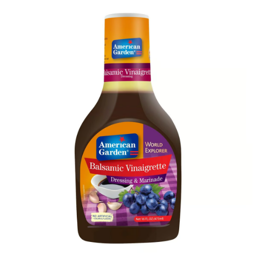 صورة أمريكان جاردن صلصة وغموس خل بلسمي خالية من الغلوتين ومنتجات الألبان 473 مل