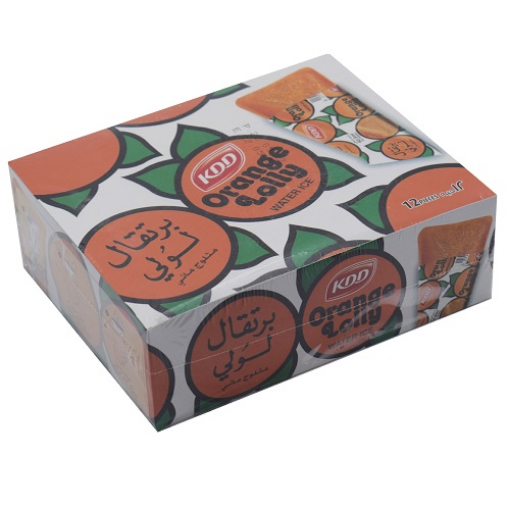 صورة كي دي دي آيس كريم مثلوج مائي برتقال لولي 12حبة