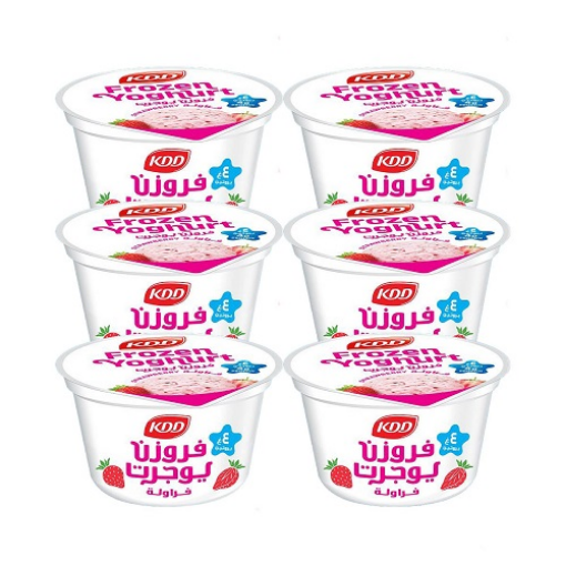 صورة كي دي دي روب مجمد بالفراولة 170مل 6حبة