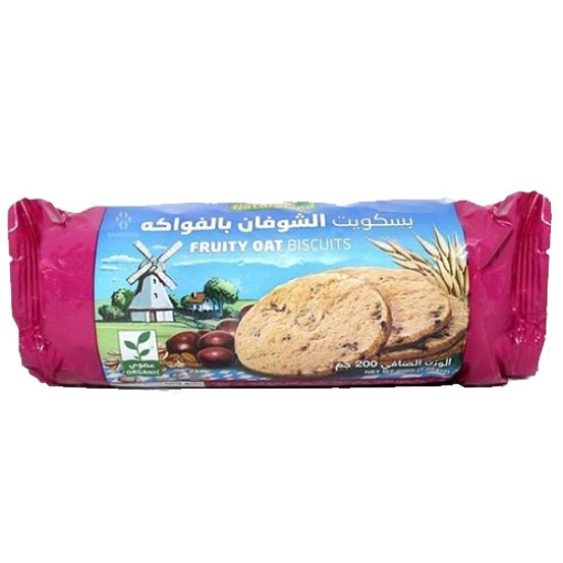 صورة ارض الطبيعة بسكويت الشوفان بالفواكة 200جم