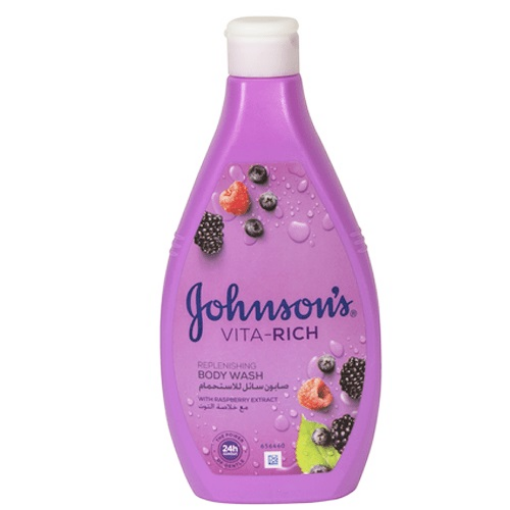 صورة جونسون سائل استحمام فيتا ريش برائحة التوت 400مل