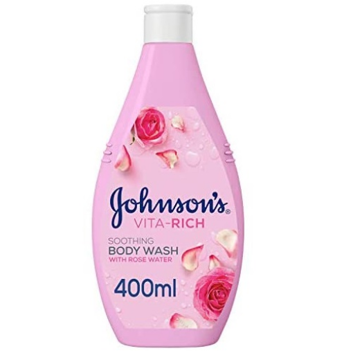صورة جونسون سائل استحمام فيتا ريش بماء الورد 400مل