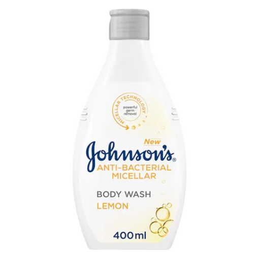 صورة جونسون سائل استحمام مضاد للبكتيريا بالليمون 400مل
