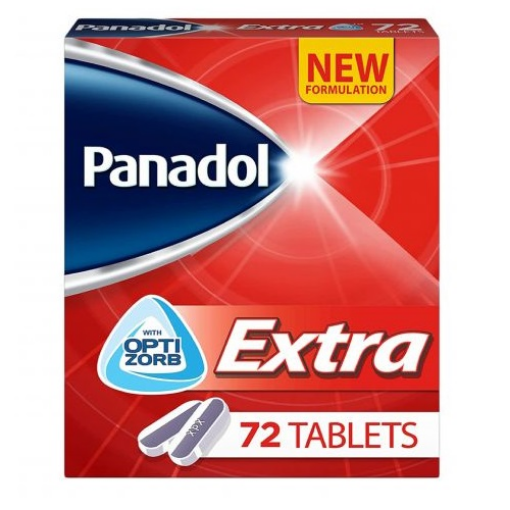 صورة بنادول - أقراص اكسترا أحمر 72قرص