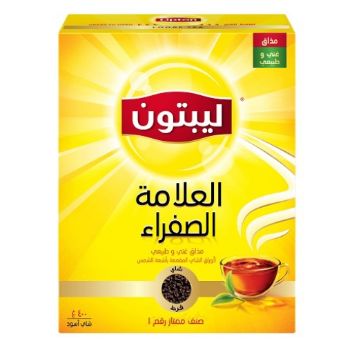 صورة ليبتون شاي العلامة الصفراء 400جم