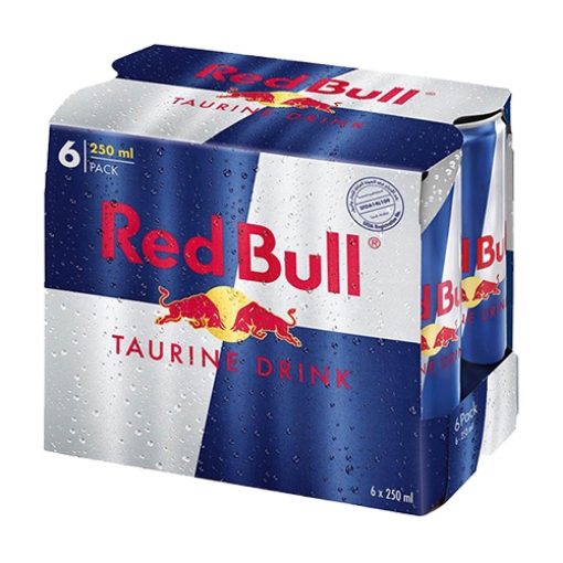 صورة ريد بُل مشروب الطاقة 250مل 6حبة