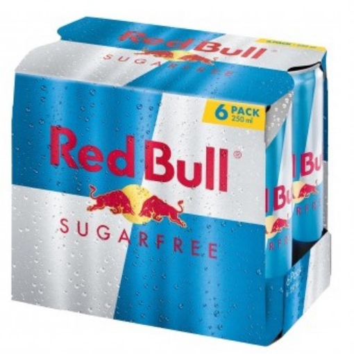 صورة ريد بُل مشروب الطاقة خالي من السكر 250مل 6حبة