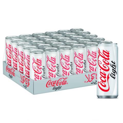 صورة كوكاكولا لايت مياه غازية 250مل 30حبة