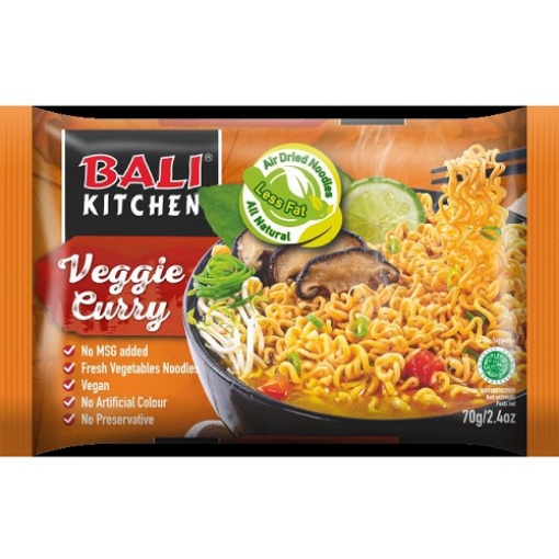 صورة بالي كتشن نودلز بنكهة الخضار بالكاري 70جم