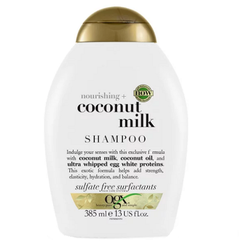 صورة اوجي اكس شامبو مغذي للشعر بحليب جوز الهند 385مل