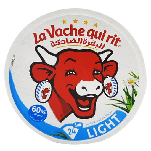 صورة البقرة الضاحكة جبنة مثلثات لايت 24حبة 360جم