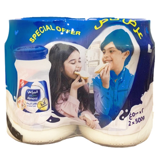 صورة المراعي جبنة كريم قابلة للدهن 500جم 2حبة