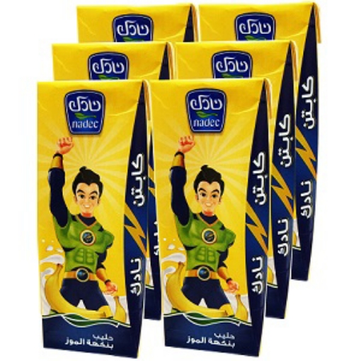 صورة نادك حليب بنكهة الموز 185مل 6حبة