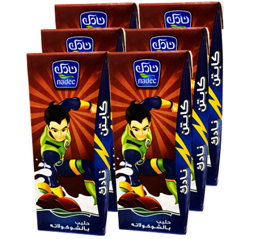 صورة نادك حليب بنكهة الشوكولاتة 185مل 6حبة