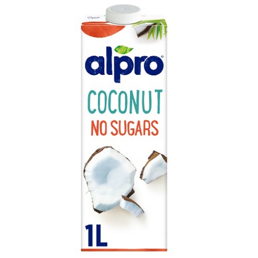 صورة البرو حليب جوز الهند مع الكالسيوم والفيتامينات المضافة بدون سكر 1لتر