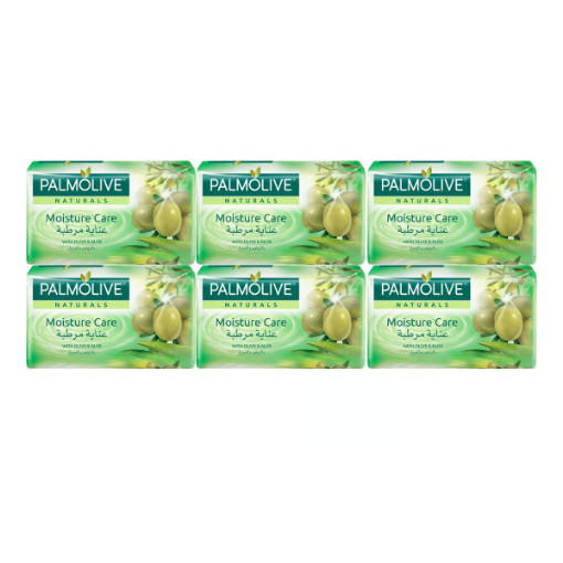 صورة بالموليف صابون بخلاصة الصبار الطبيعي والزيتون عبوة اقتصادية 6 × 120 جم