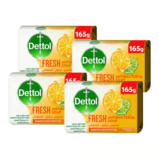 صورة صابون ديتول المنعش 4 × 165 جم