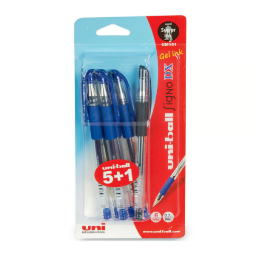 صورة يوني-بول أقلام حبر سينجو جل UM-151 ست حبات